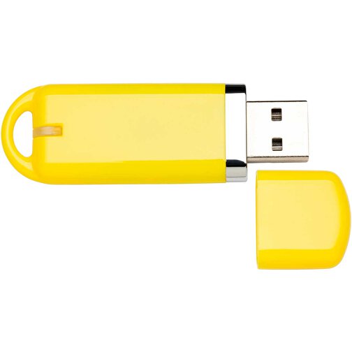 USB-Stick Focus Matt 2.0 128GB , Promo Effects MB , gelb MB , 131 GB , Kunststoff MB , 3 - 10 MB/s MB , , Bild 3