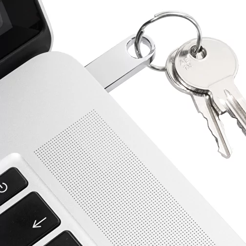 Clé USB Metal 128 GB brillante avec emballage, Image 5