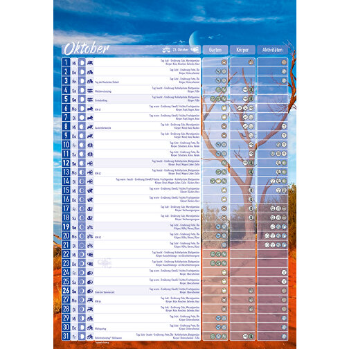 Mondkalender , Papier, 34,00cm x 23,70cm (Höhe x Breite), Bild 12