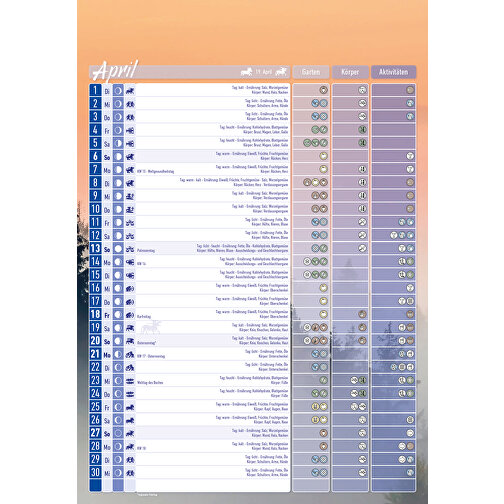 Mondkalender , Papier, 34,00cm x 23,70cm (Höhe x Breite), Bild 5