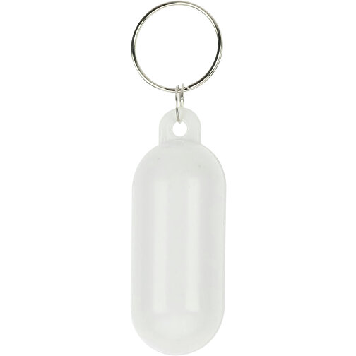 Schwimmender Schlüsselanhänger XL , weiß, PE, 7,80cm (Höhe), Bild 1