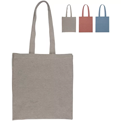 Sac shopping en coton recyclé 38X42X10 cm, Image 2