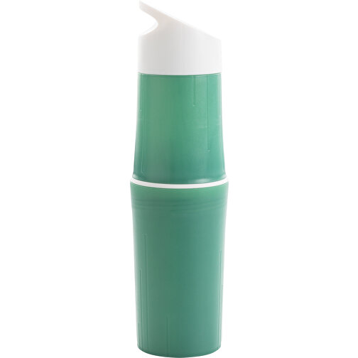 BE O Bottle, Wasserflasche Made In EU, Grün , grün, Hart-Polyethylen, 6,10cm x 24,00cm (Länge x Höhe), Bild 3
