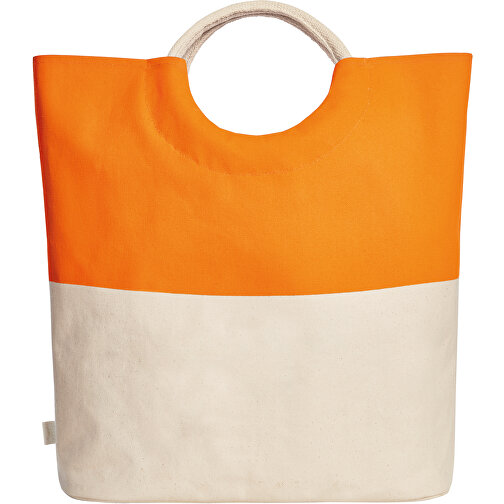 Shopper SUNNY , Halfar, orange, Baumwolle, 17,00cm x 46,00cm x 52,00cm (Länge x Höhe x Breite), Bild 1