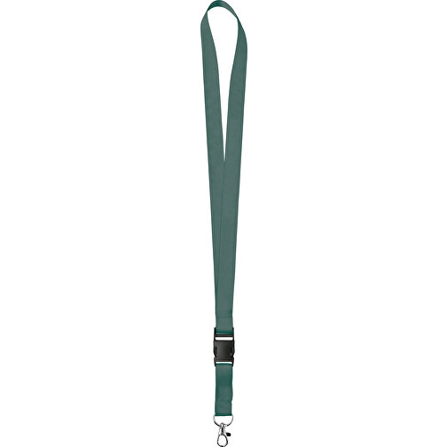 15 Mm Satin Lanyard , tannengrün, Satin, 92,00cm x 1,50cm (Länge x Breite), Bild 1
