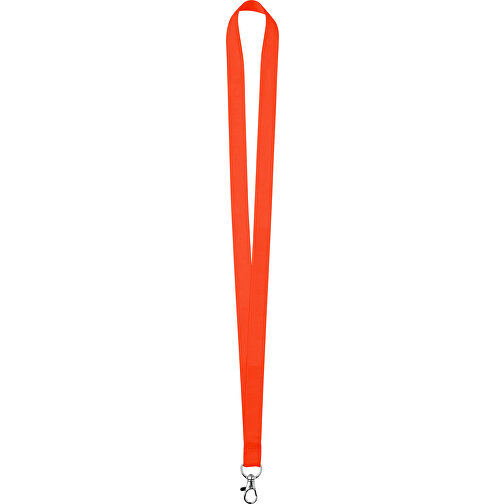 20 Mm Satin Lanyard , orange, Satin, 90,00cm x 2,00cm (Länge x Breite), Bild 1