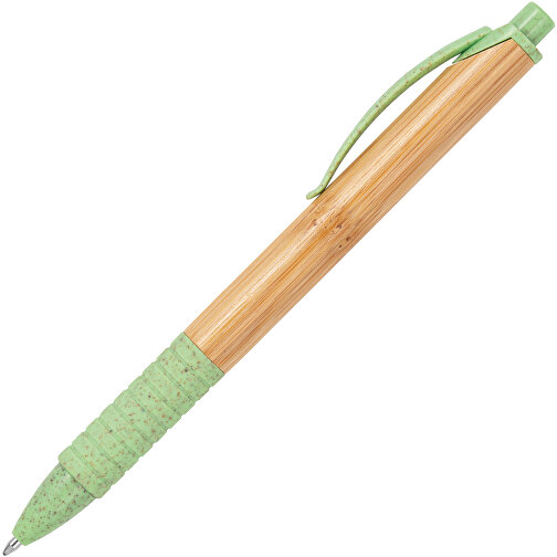 KUMA. Kugelschreiber Aus Bambus , hellgrün, Bambus, , Bild 2