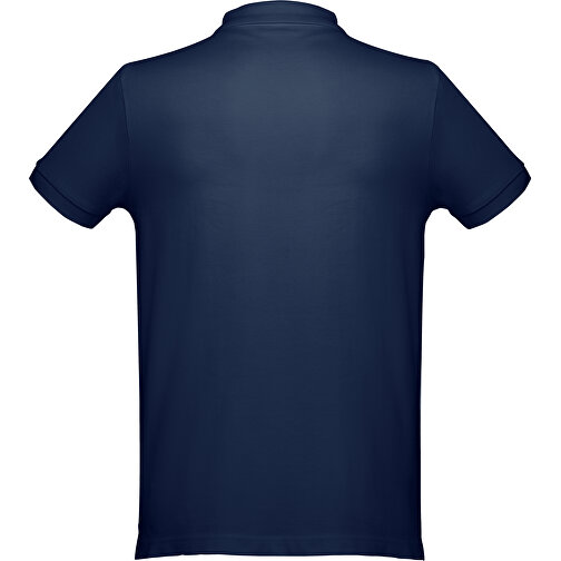 THC DHAKA. Herren Poloshirt , blau, 100% Baumwolle, M, 72,00cm x 50,00cm (Länge x Breite), Bild 2