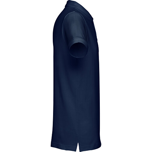 THC DHAKA. Herren Poloshirt , blau, 100% Baumwolle, M, 72,00cm x 50,00cm (Länge x Breite), Bild 3