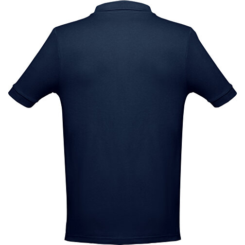 THC ADAM. Kurzarm-Poloshirt Aus Baumwolle Für Herren , blau, 100% Baumwolle, XXL, 75,00cm x 61,00cm (Länge x Breite), Bild 2