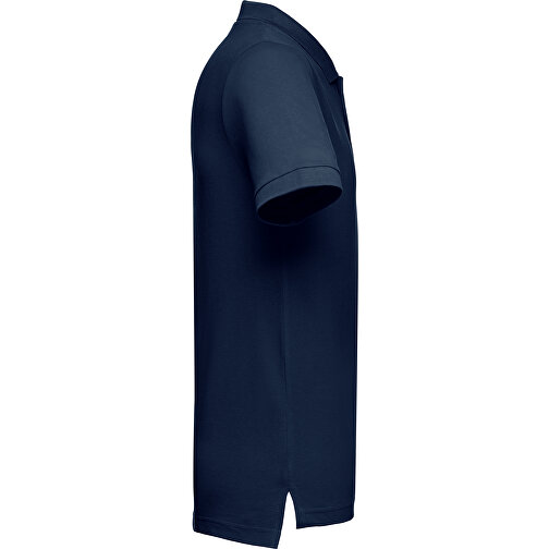 THC ADAM. Kurzarm-Poloshirt Aus Baumwolle Für Herren , blau, 100% Baumwolle, XXL, 75,00cm x 61,00cm (Länge x Breite), Bild 3