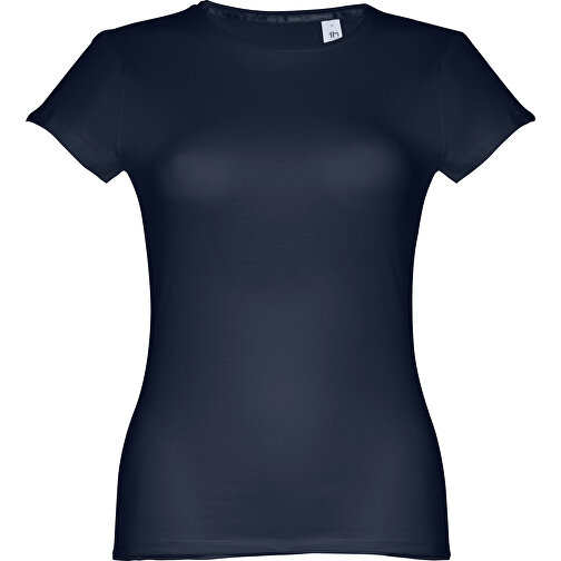THC SOFIA. Tailliertes Damen-T-Shirt , dunkelblau, 100% Baumwolle, M, 62,00cm x 44,00cm (Länge x Breite), Bild 1