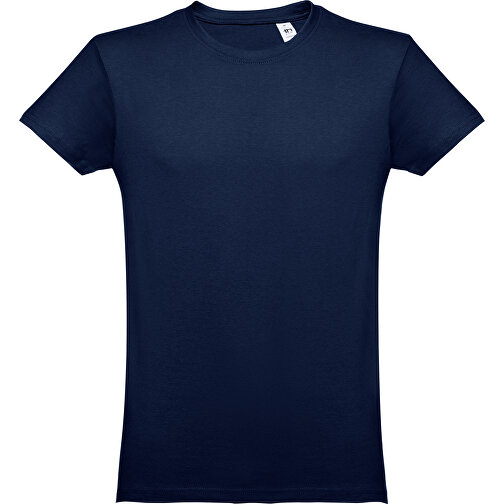 THC LUANDA. Herren-T-Shirt Aus Baumwolle Im Schlauchformat , blau, 100% Baumwolle, L, 74,00cm x 56,00cm (Länge x Breite), Bild 1