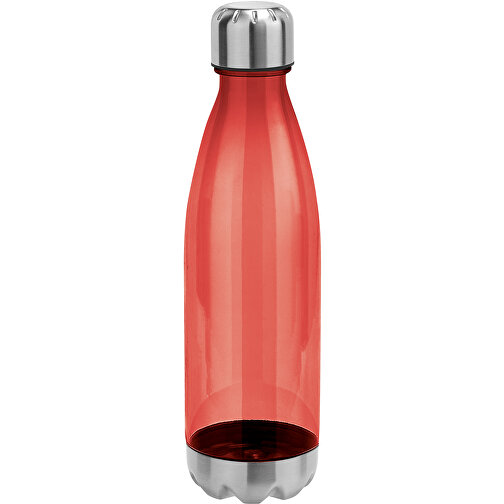 ANCER. Sportflasche Aus AS Und Edelstahl 700 Ml , rot, Edelstahl und AS, , Bild 1