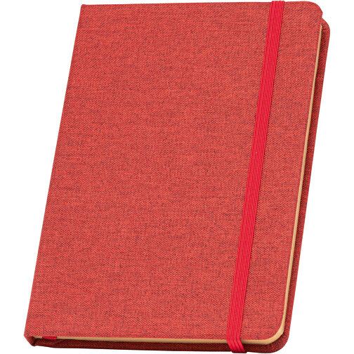 BOYD. A5 Notizbuch Aus RPET Mit Linierten Blättern , rot, rPET, , Bild 1