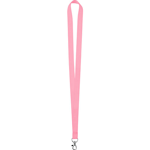 15 Mm Satin Lanyard , rosa, Satin, 90,00cm x 1,50cm (Länge x Breite), Bild 1