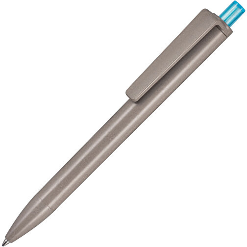 Kugelschreiber ALGO-PEN , Ritter-Pen, natur/karibikblau, Algoblend PLA-ENP 20-002, 14,50cm (Länge), Bild 2