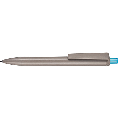 Kugelschreiber ALGO-PEN , Ritter-Pen, natur/karibikblau, Algoblend PLA-ENP 20-002, 14,50cm (Länge), Bild 3