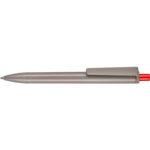 Kugelschreiber ALGO-PEN , Ritter-Pen, natur/feuerrot, Algoblend PLA-ENP 20-002, 14,50cm (Länge), Bild 3