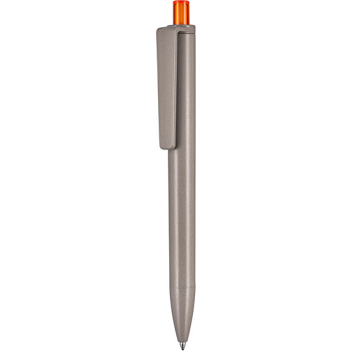 Kugelschreiber ALGO-PEN , Ritter-Pen, natur/clementinenorange, Algoblend PLA-ENP 20-002, 14,50cm (Länge), Bild 1