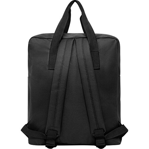 Rucksack HIP , schwarz, 600D Polyester, 34,50cm x 9,50cm x 28,00cm (Länge x Höhe x Breite), Bild 3