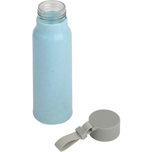 Glas-Trinkflasche ECO DRINK Mit Ummantelung , blau, Glas / PP, 20,00cm (Höhe), Bild 2