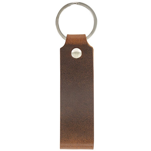 Schlüsselanhänger , cognac, Allgäu Rindleder, 12,50cm x 3,00cm (Länge x Breite), Bild 1