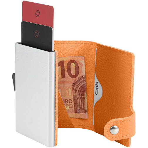 C-Secure RFID Börse , orange, Donato Rindleder, 10,00cm x 6,50cm (Länge x Breite), Bild 1