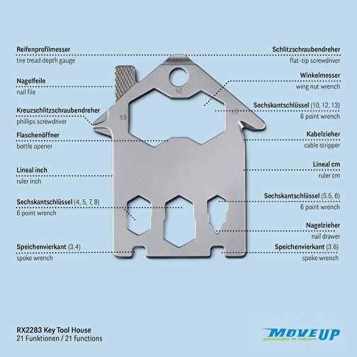 ROMINOX® Key Tool House / Haus (21 funktioner), Billede 10