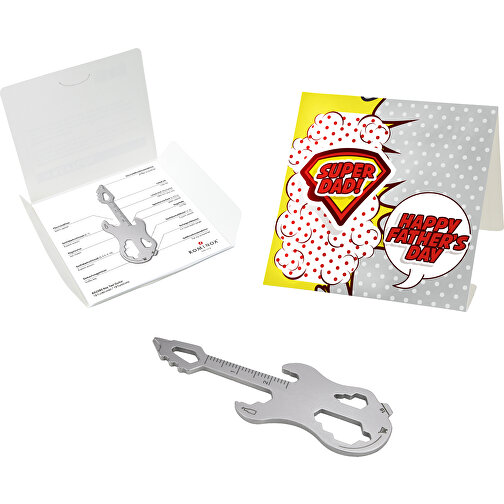 Set de cadeaux / articles cadeaux : ROMINOX® Key Tool Guitar (19 functions) emballage à motif Supe, Image 1