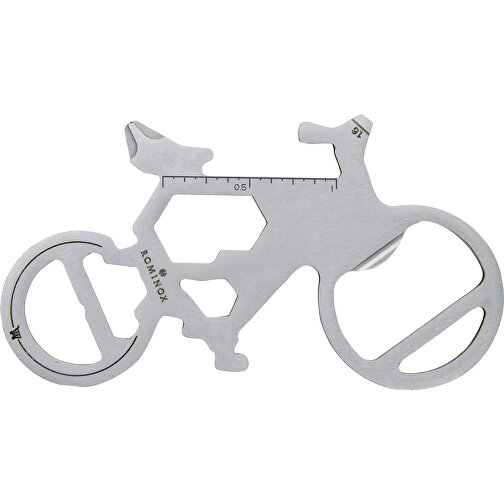 ROMINOX® Key Tool Bicycle / Fahrrad (19 Funktionen) (Einzelhandel) , Edelstahl, 7,00cm x 0,23cm x 3,20cm (Länge x Höhe x Breite), Bild 7