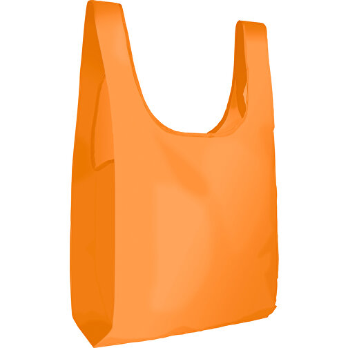 Full Color Faltbare Einkaufstasche Mit Innenfach , orange, Polyester, 63,00cm x 41,00cm (Höhe x Breite), Bild 1