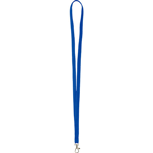 12 Mm Tubular Lanyard , blau, Polyester, 90,00cm x 1,20cm (Länge x Breite), Bild 1