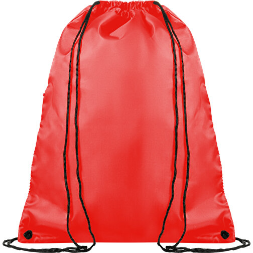 Full Color Beutel Mit Kordelzug Mit Reissverschluss , rot, Polyester, 45,00cm x 35,00cm (Höhe x Breite), Bild 4