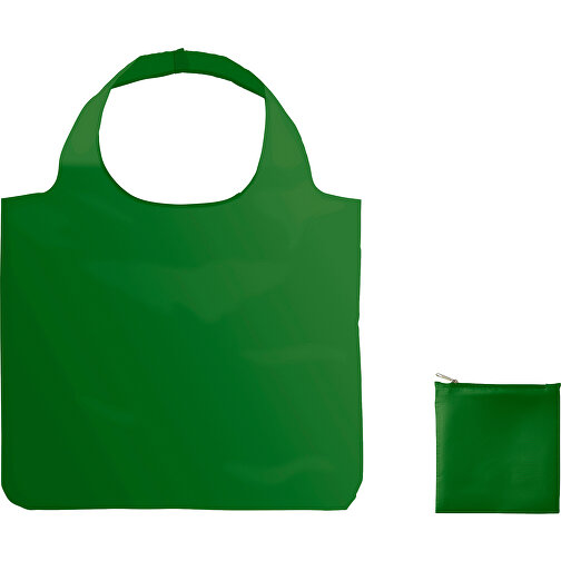 XL Full Color Einkaufstasche Mit Hülle , grün, Polyester, 60,00cm x 49,00cm (Höhe x Breite), Bild 1