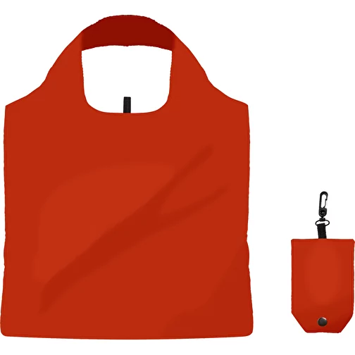 Sac à provisions pliable en couleur avec pochette, Image 1