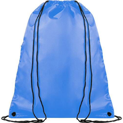 Full Color Beutel Mit Kordelzug Mit Reissverschluss , hellblau, Polyester, 45,00cm x 35,00cm (Höhe x Breite), Bild 4