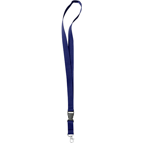 25 Mm Lanyard , royalblau, Polyester, 92,00cm x 2,50cm (Länge x Breite), Bild 1