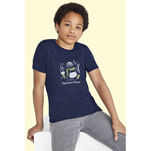 T-Shirt - Regent Fit Kids , Sol´s, weiß, Baumwolle, M, 86,00cm x 94,00cm (Länge x Breite), Bild 4