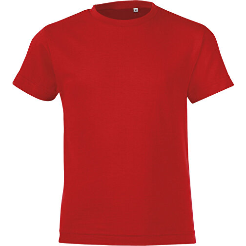 T-Shirt - Regent Fit Kids , Sol´s, rot, Baumwolle, M, 86,00cm x 94,00cm (Länge x Breite), Bild 1
