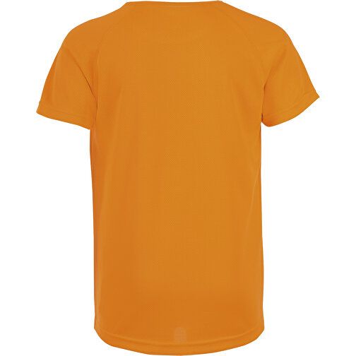 T-Shirt - Sporty Kids , Sol´s, neon orange, Polyester, XXL, 118,00cm x 128,00cm (Länge x Breite), Bild 2