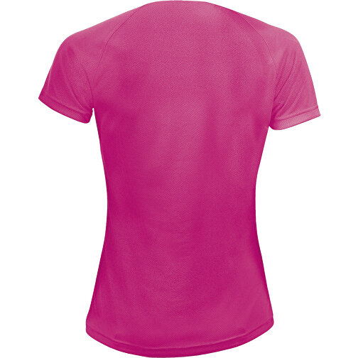 T-Shirt - Sporty Women , Sol´s, neon pink, Polyester, XL, 68,00cm x 53,00cm (Länge x Breite), Bild 2