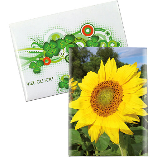 Samentütchen Mini - Standardpapier - Sonnenblumen , individuell, Saatgut, Papier, 6,30cm x 9,80cm (Länge x Breite), Bild 1