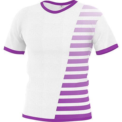 Regular T-Shirt Individuell - Vollflächiger Druck , dunkelmagenta, Polyester, L, 73,00cm x 112,00cm (Länge x Breite), Bild 1