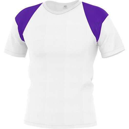 Regular T-Shirt Individuell - Vollflächiger Druck , violet, Polyester, 2XL, 78,00cm x 124,00cm (Länge x Breite), Bild 1