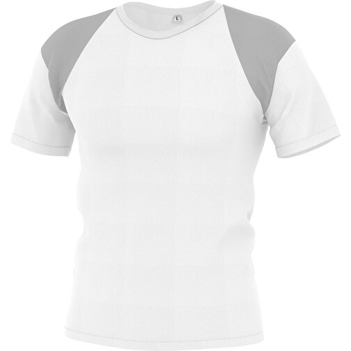 Regular T-Shirt Individuell - Vollflächiger Druck , hellgrau, Polyester, M, 70,00cm x 104,00cm (Länge x Breite), Bild 1