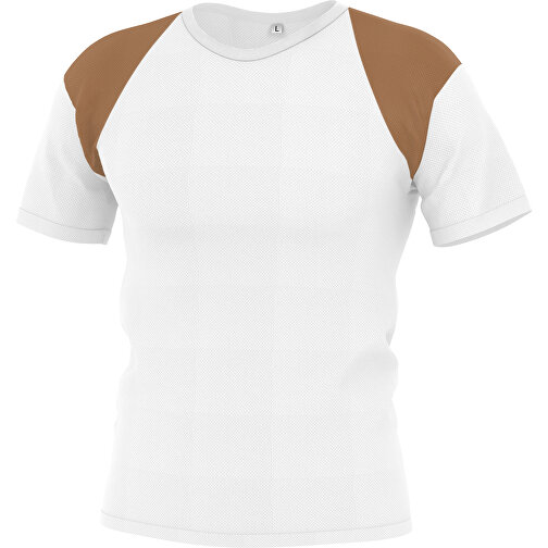 Regular T-Shirt Individuell - Vollflächiger Druck , erdbraun, Polyester, S, 68,00cm x 96,00cm (Länge x Breite), Bild 1