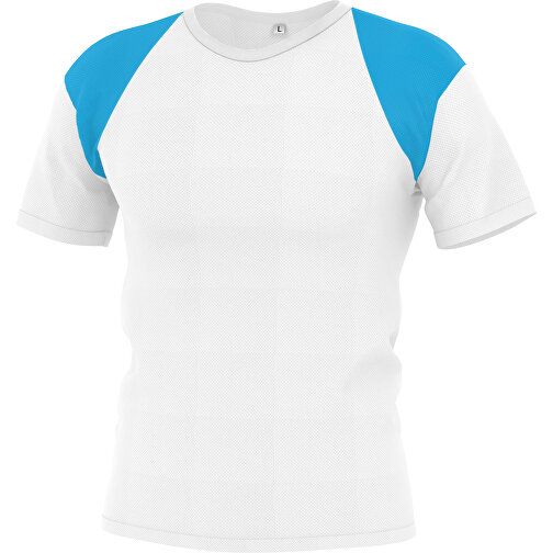 Regular T-Shirt Individuell - Vollflächiger Druck , himmelblau, Polyester, 2XL, 78,00cm x 124,00cm (Länge x Breite), Bild 1