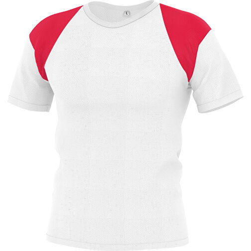 Regular T-Shirt Individuell - Vollflächiger Druck , ampelrot, Polyester, S, 68,00cm x 96,00cm (Länge x Breite), Bild 1