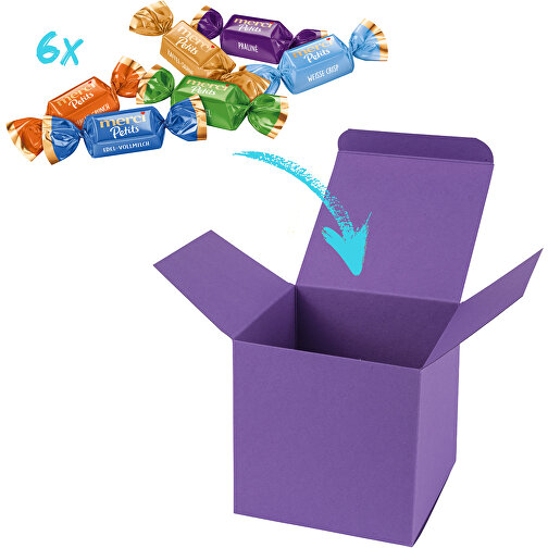 Color Merci Mini-Box - Lila , Storck, lila, Pappe, 5,50cm x 5,50cm x 5,50cm (Länge x Höhe x Breite), Bild 1